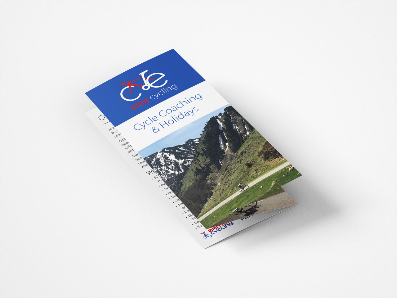 Transcycle Leaflets Business cards & leaflet for Core Cycling – Productive Design