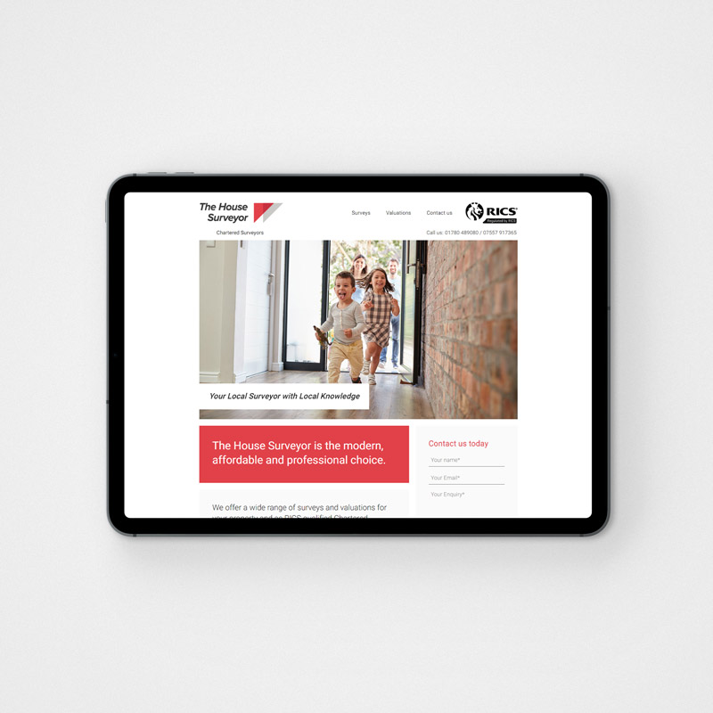 the house surveyor responsive wordpress website